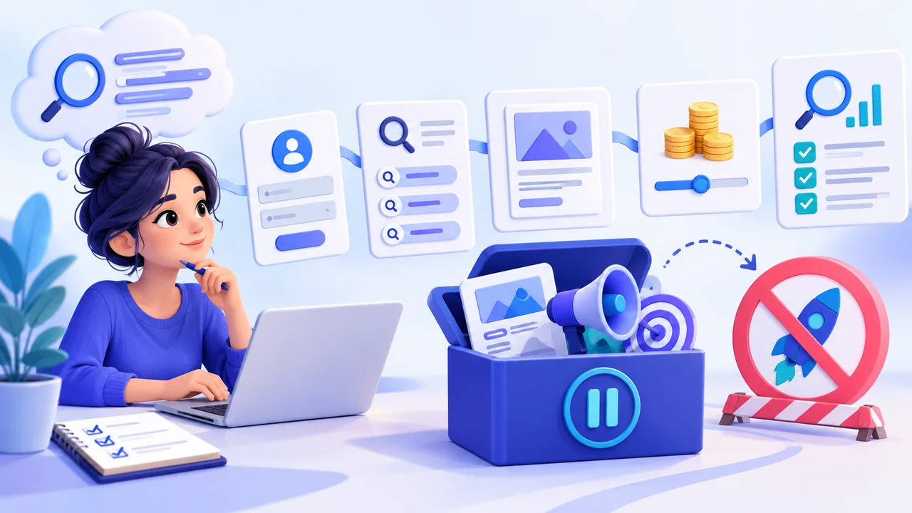 איך לפתוח חשבון Google Ads בלי להפעיל קמפיין בטעות