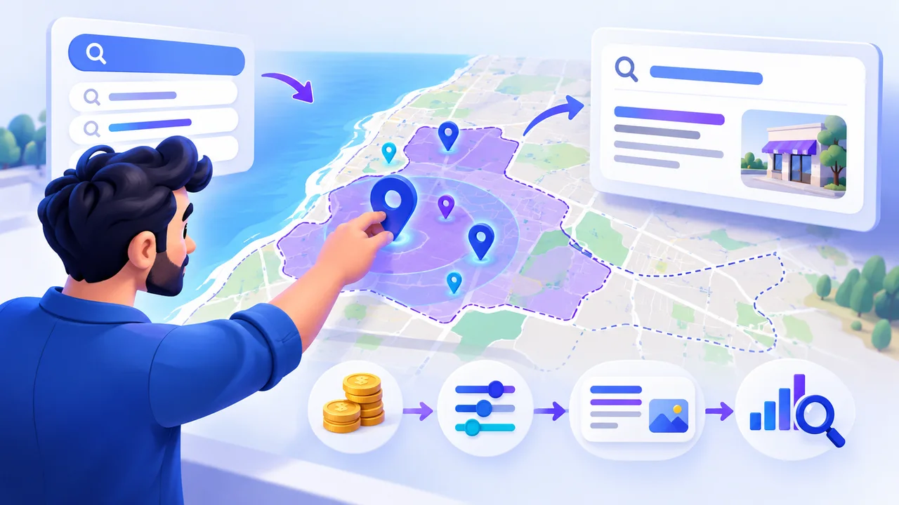 איך למקד קמפיין Google Ads לעיר או לאזור השירות הנכון