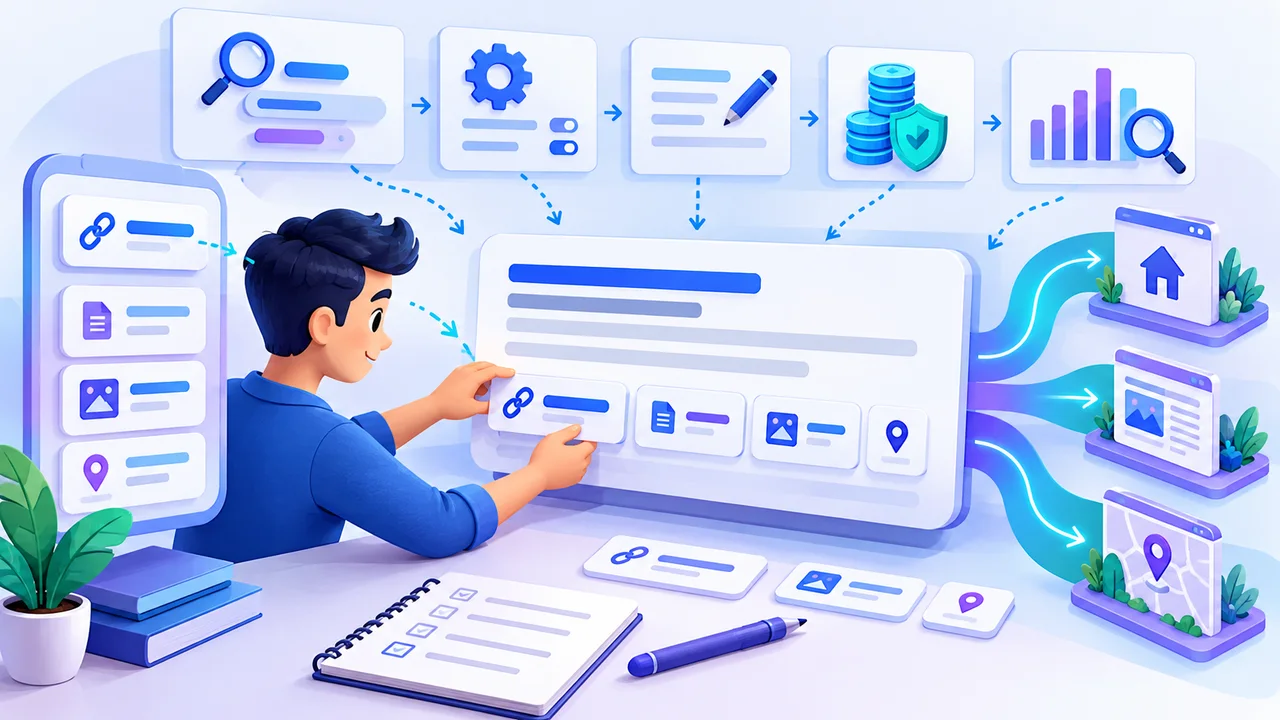 איך להוסיף קישורי אתר ונכסים למודעות Google Ads
