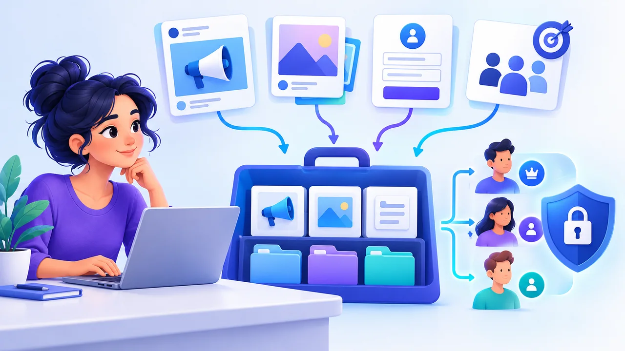איך לפתוח תיק עסקי ב־Meta Business Suite ולהגדיר בעלות נכונה