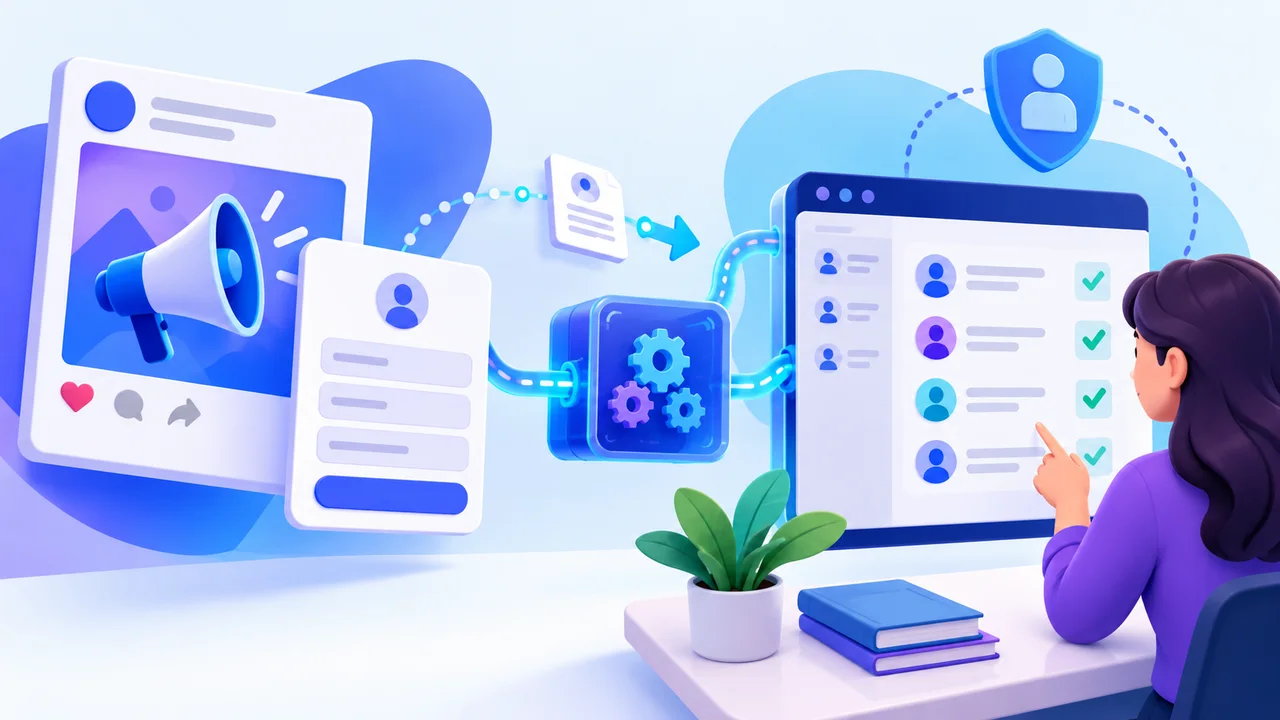 איך לחבר לידים מפייסבוק ל־CRM ולבדוק שהפנייה נקלטת