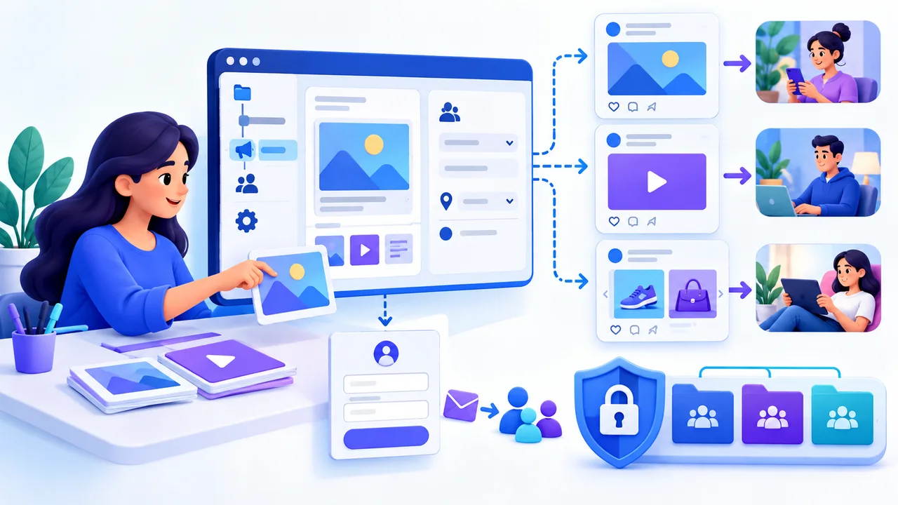 איור מקורי: איך לפרסם באינסטגרם דרך Ads Manager ולבחור מיקומים