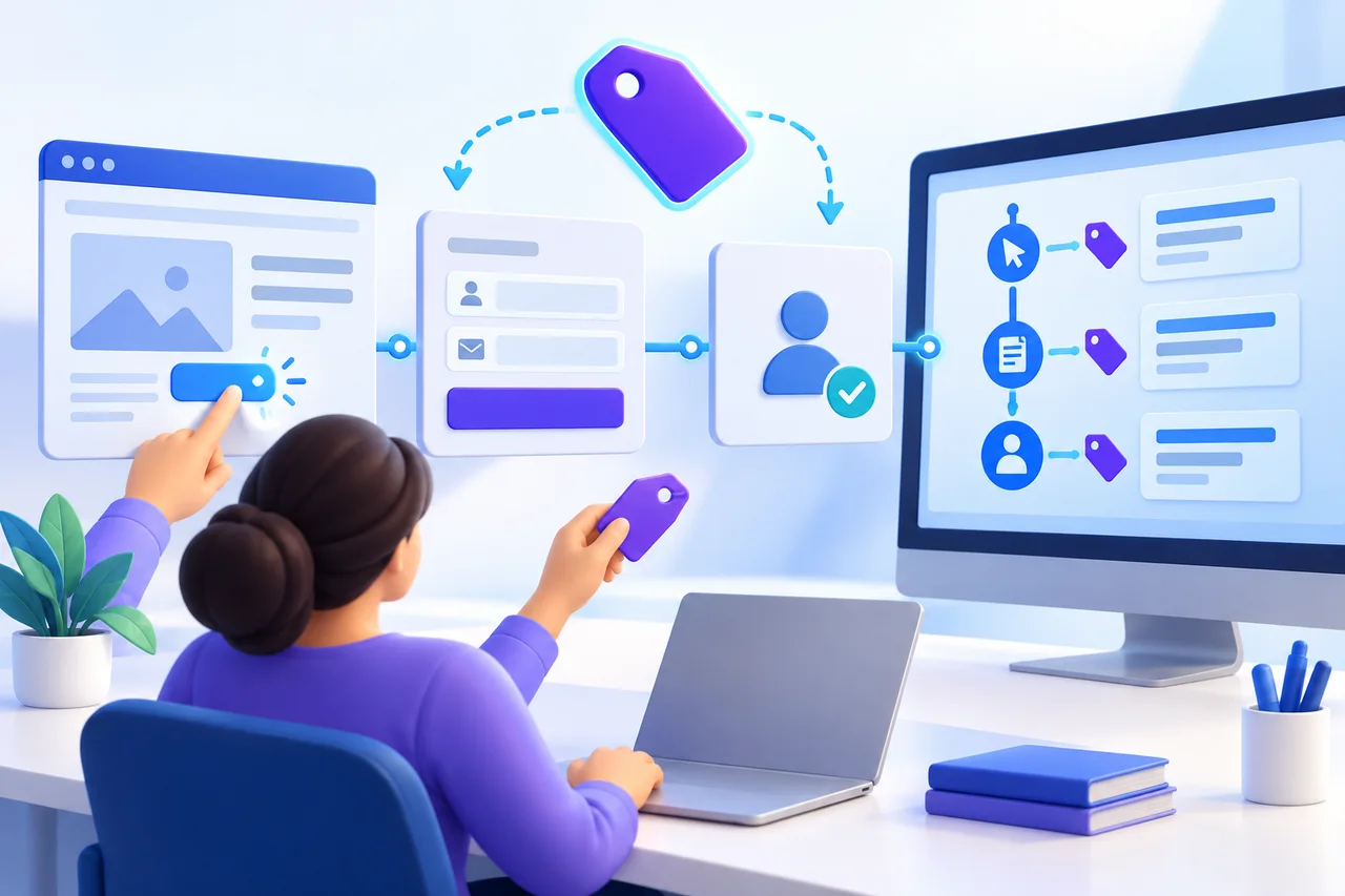 איור מקורי: איך להגדיר Google tag של GA4 בתוך Google Tag Manager