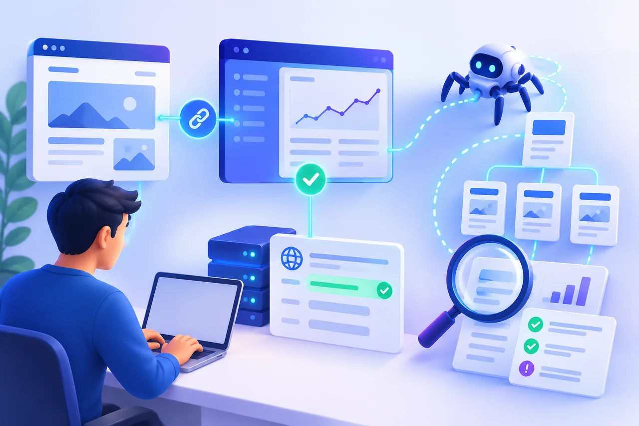איך לחבר אתר ל־Search Console ולאמת דומיין ב־DNS